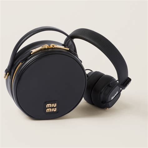 marshall miu miu|Miu Miu Marshall X headphones with leather case .